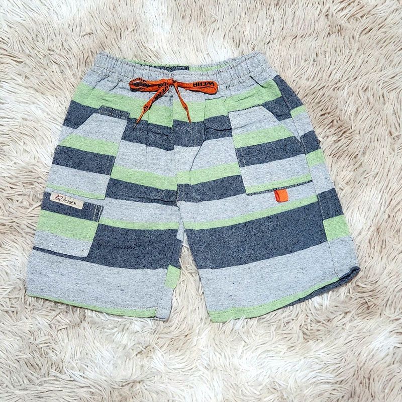 Bermuda Brim Infantil Cós Elástico
