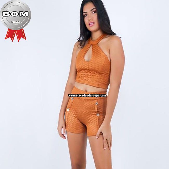 Shorts Metalassê Liso