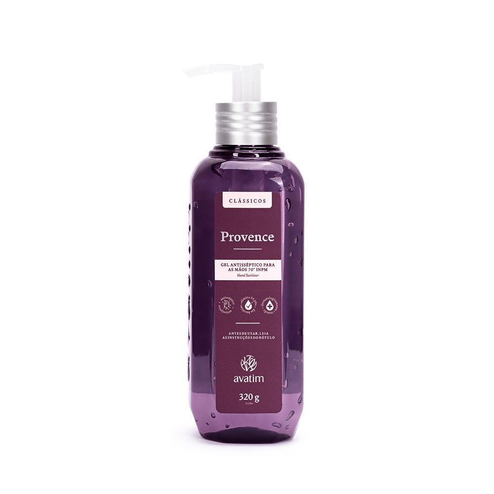 Gel Antisséptico para as Mãos Provence 320 g - Avatim Cheiros da Terra