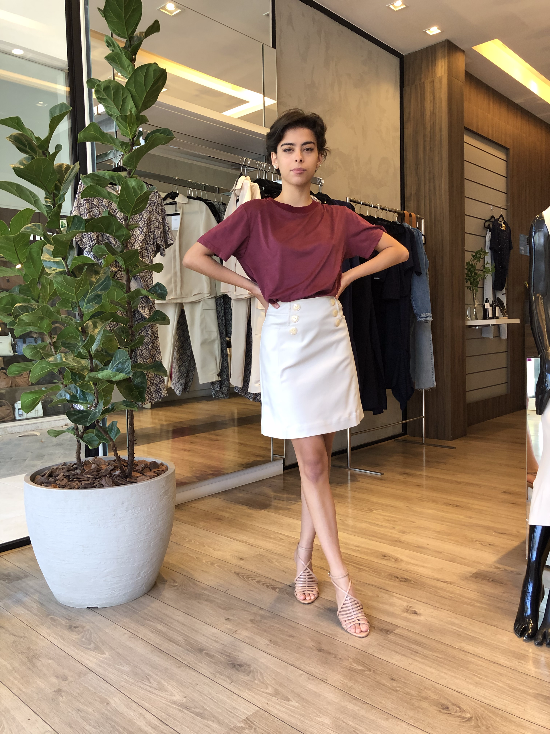 BLUSA BASICA CHAMOIS