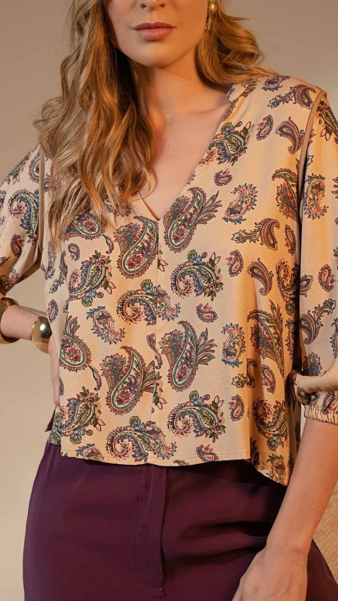 BLUSA MANGA 3/4 CACHEMIR