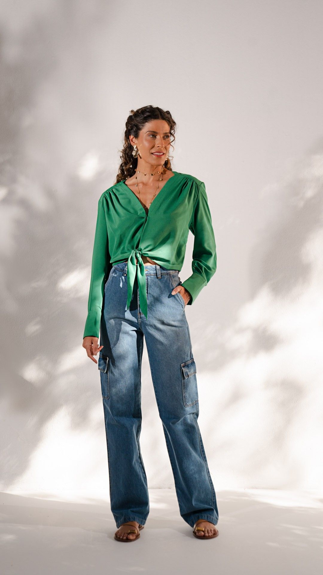 CAMISA CROPPED AMARRACAO