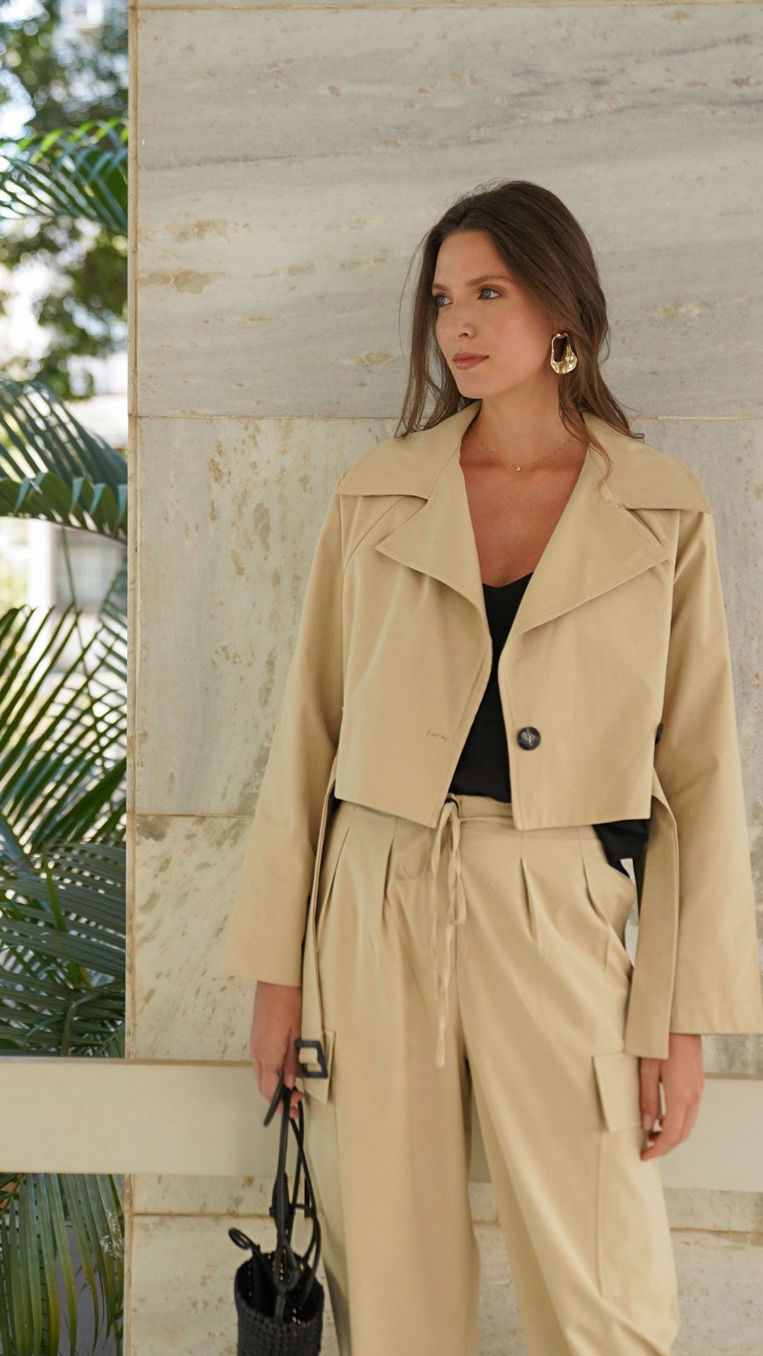 TRENCH DALILA CROPPED FIVELA