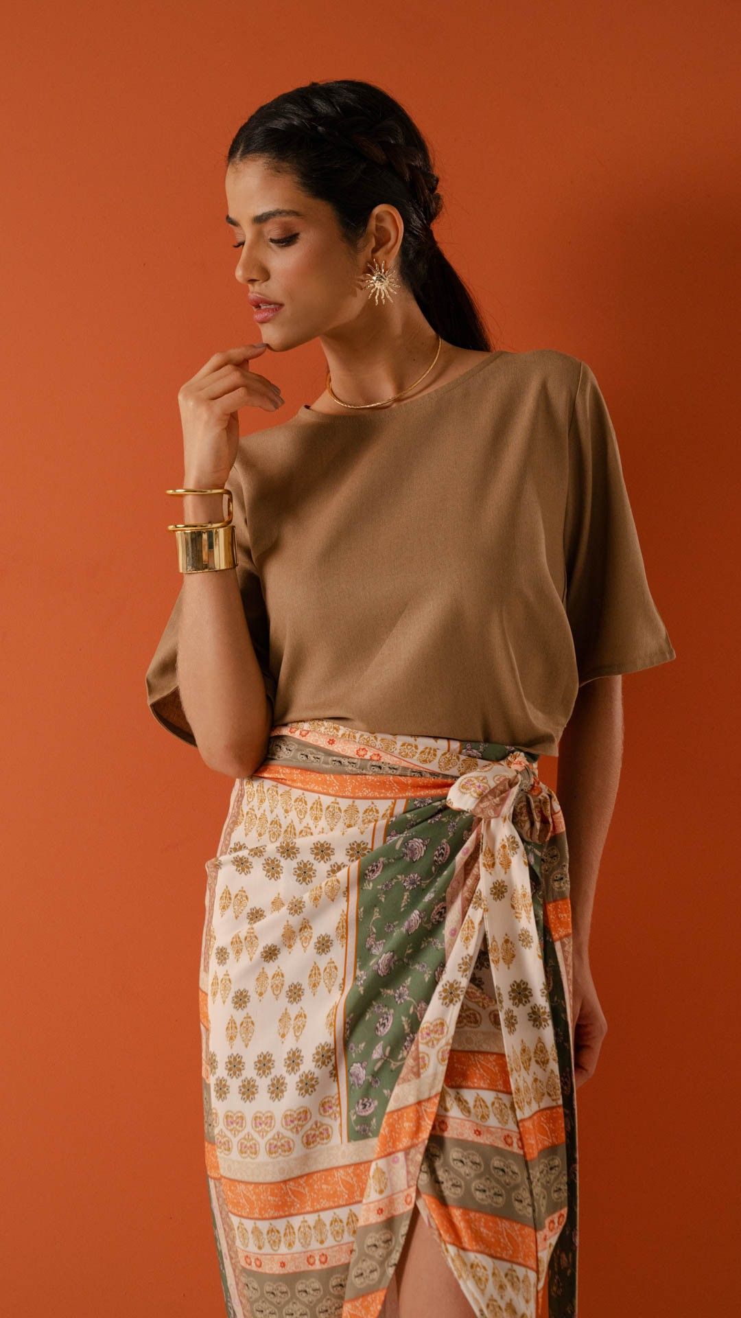 BLUSA LINHO MANGA CURTA