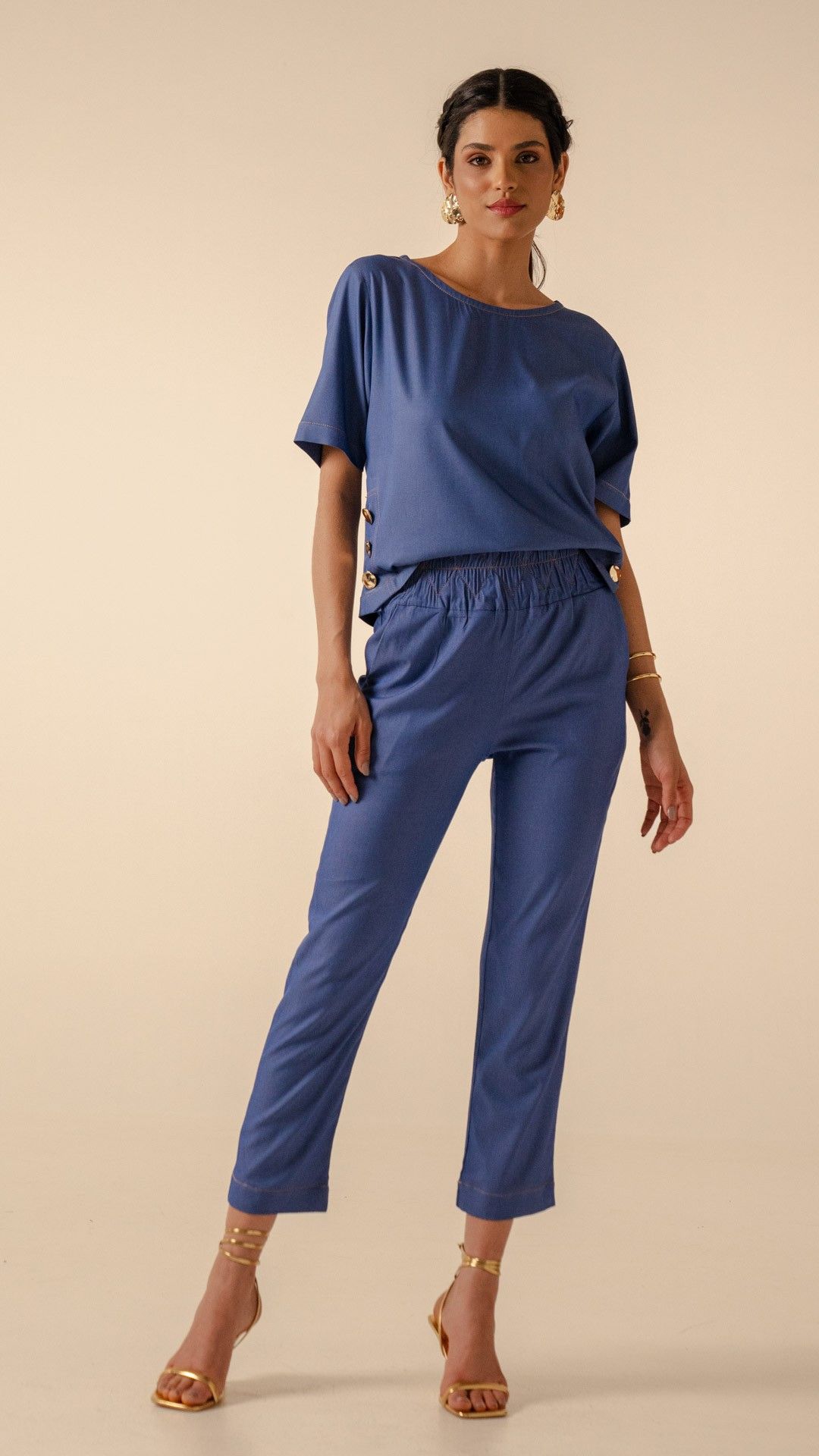 CALÇA PANTALONA JEANS