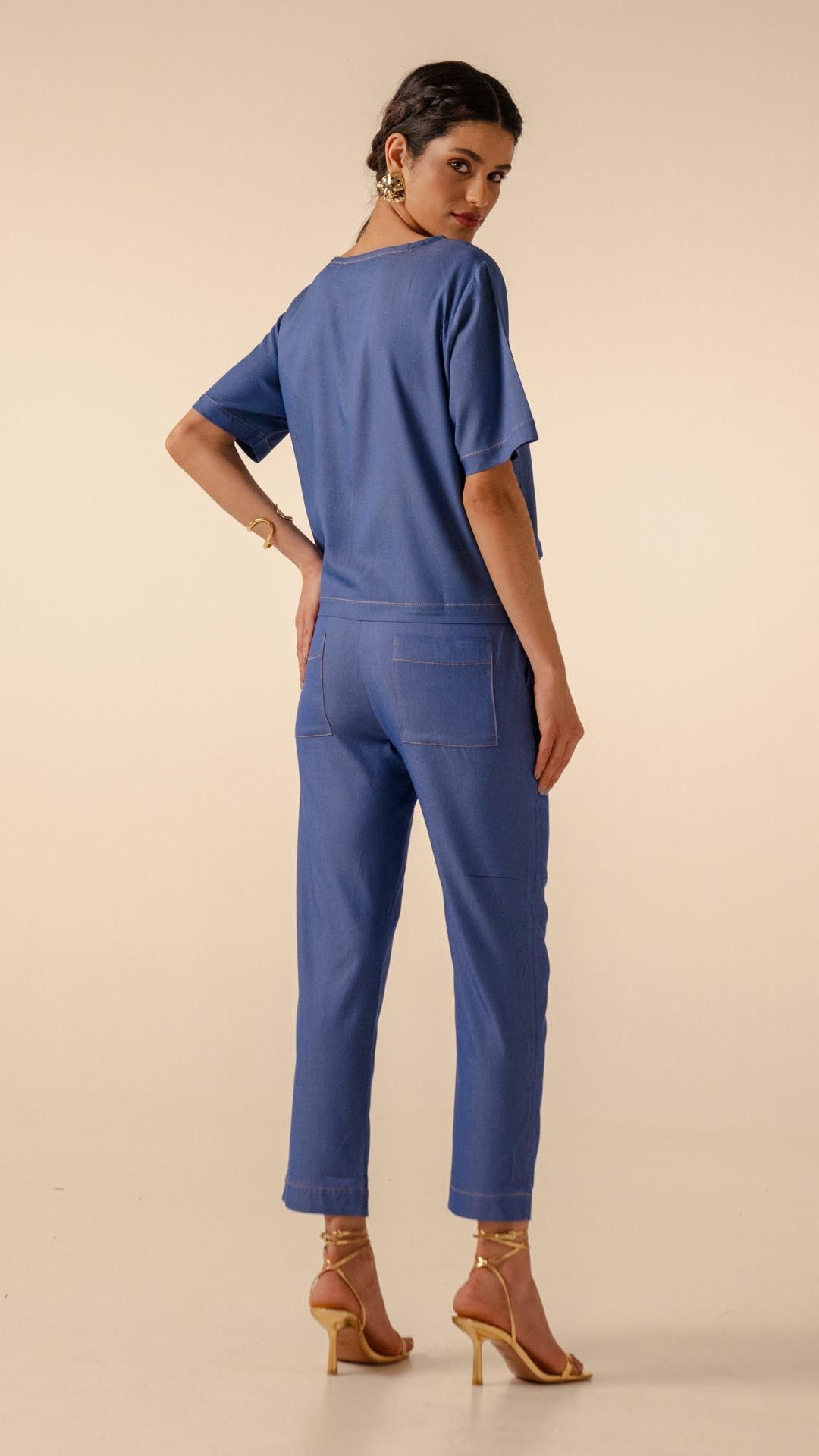 CALÇA PANTALONA JEANS