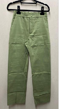 CALÇA RETA PLANE COTTON FENDA FRENTE