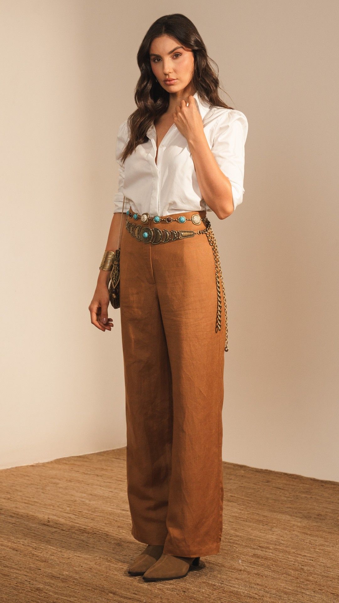 CALÇA WIDE LEG VISCOLINHO LINA