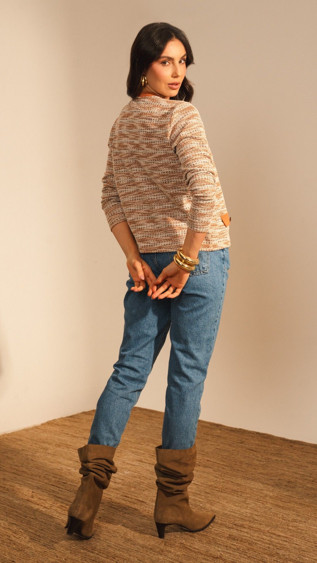 CALÇA MOM JEANS ESMERALDA