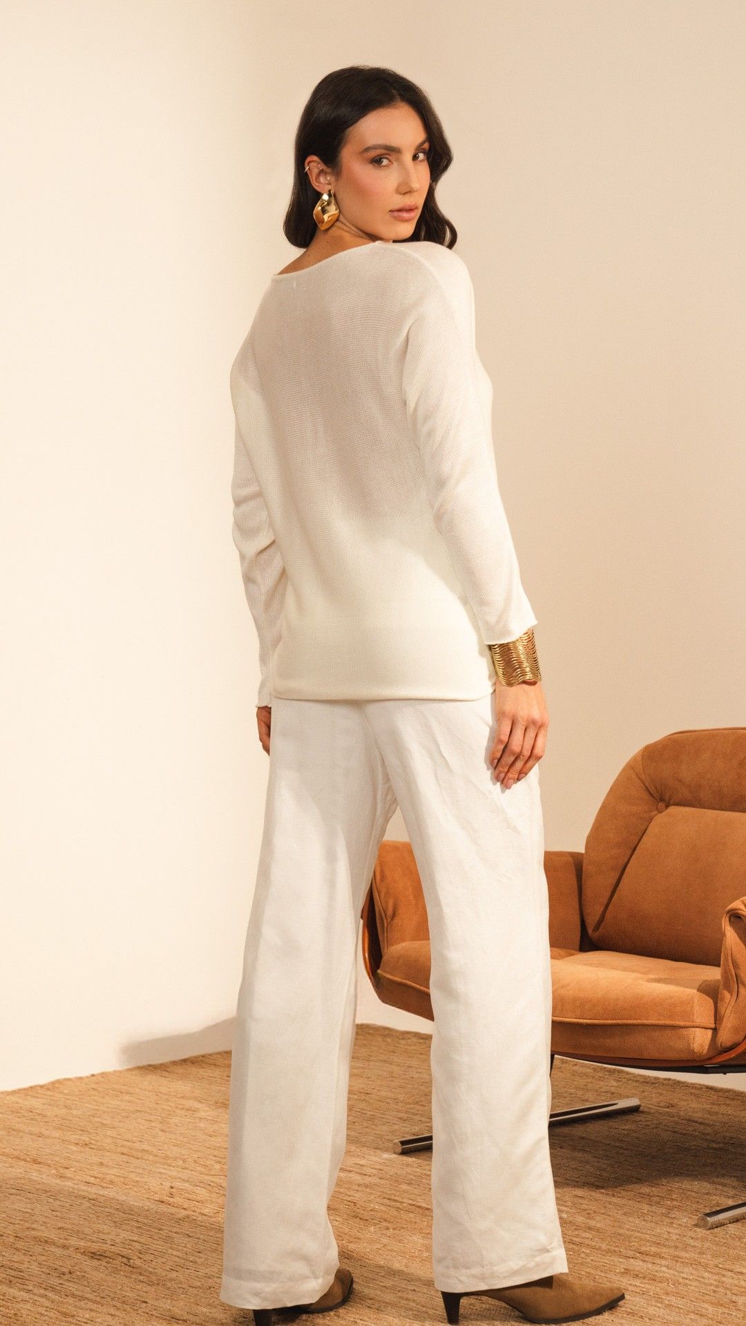 BLUSA MANGA L. TRICOT CANOA