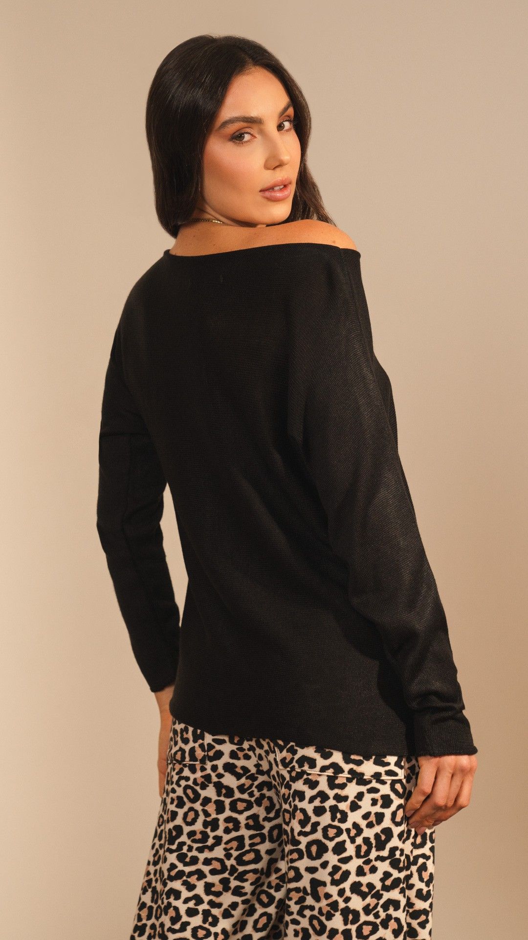 BLUSA MANGA L. TRICOT CANOA
