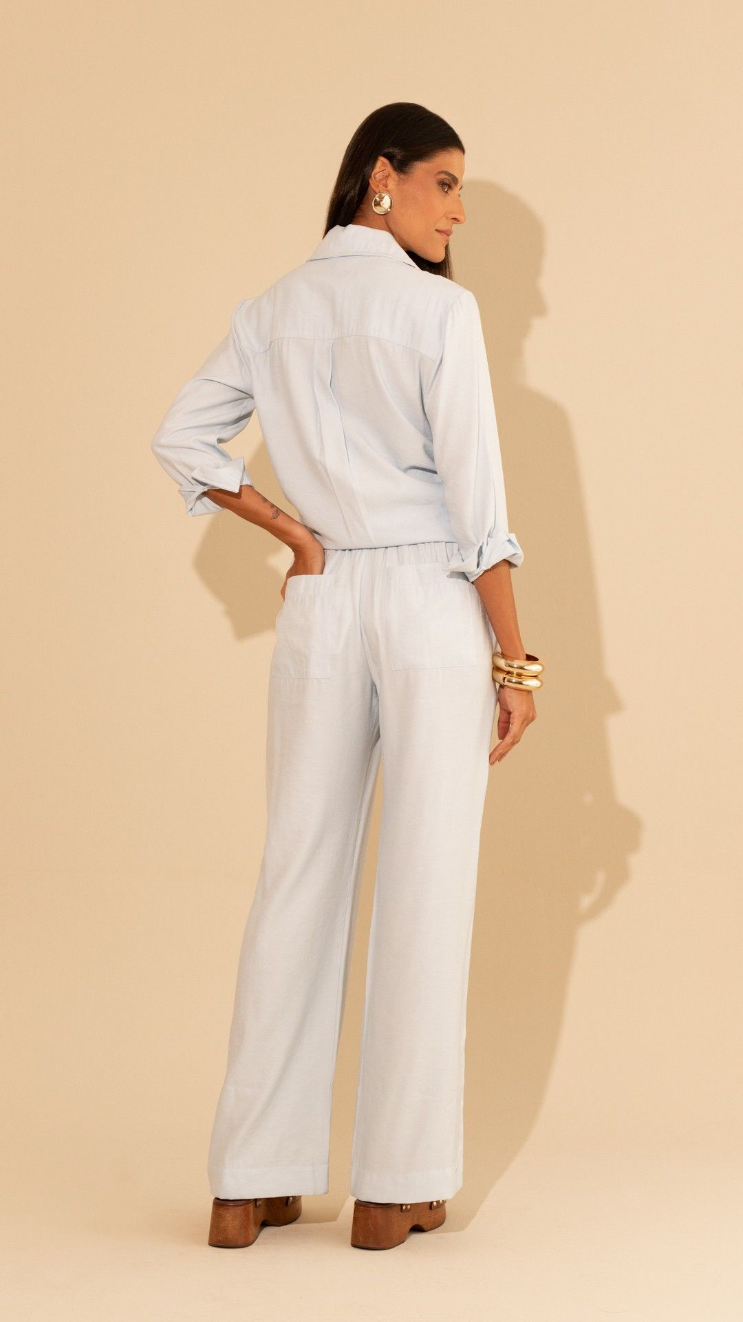 CALÇA WIDE LEG VISCOSE FRESH
