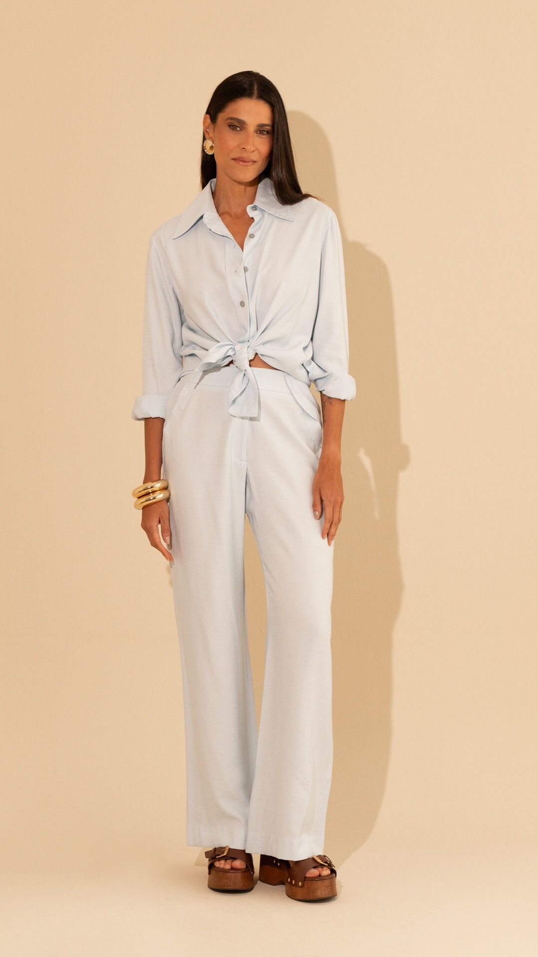 CALÇA WIDE LEG VISCOSE FRESH