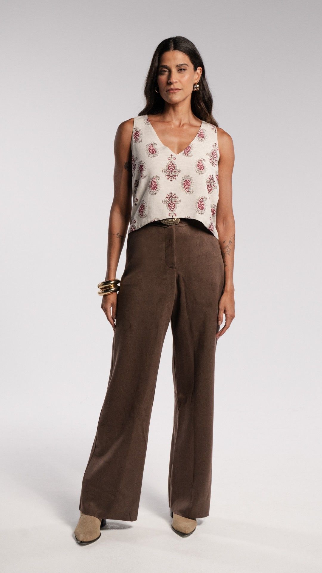 CALÇA WIDE LEG SCUBA
