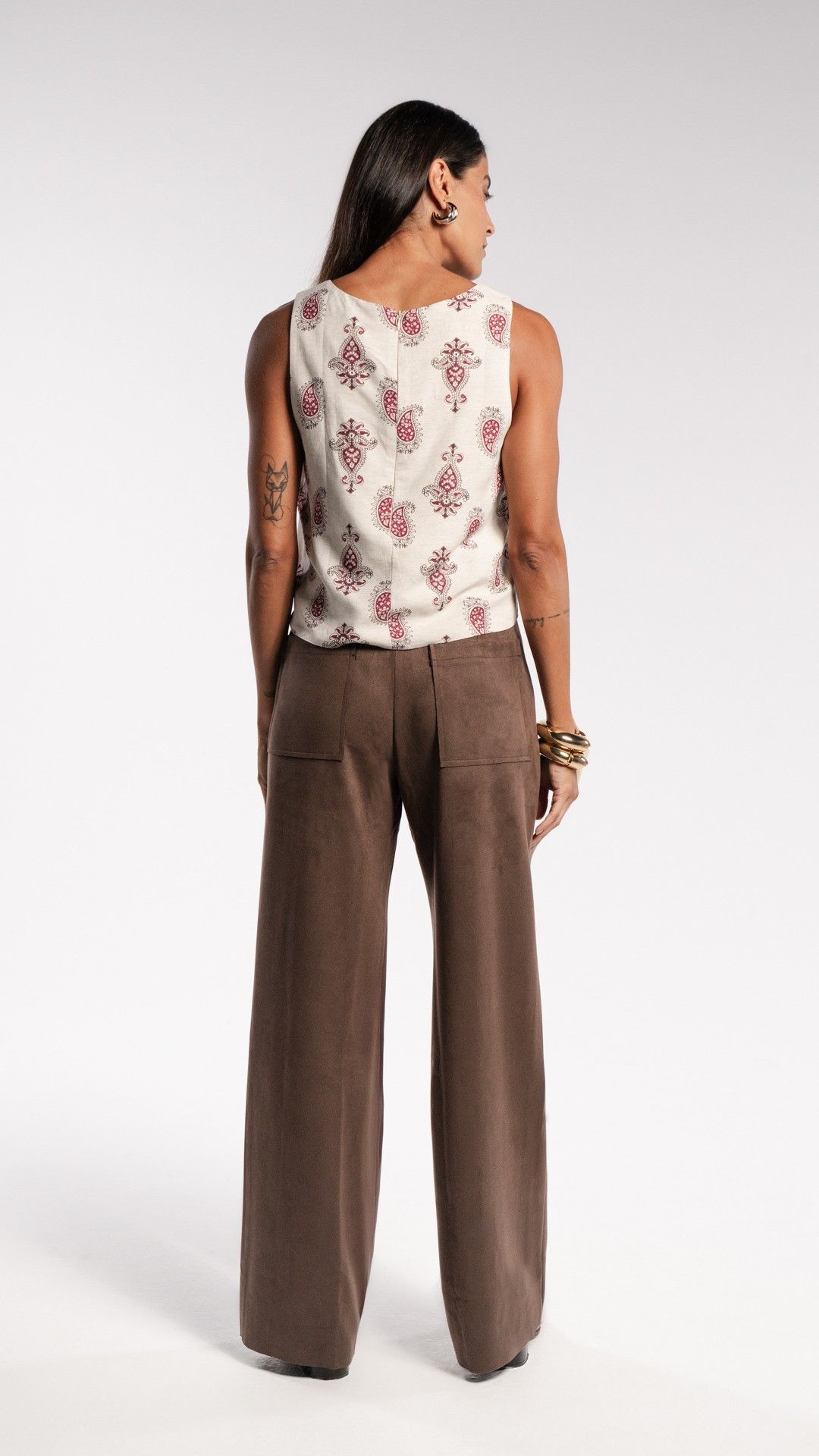 CALÇA WIDE LEG SCUBA