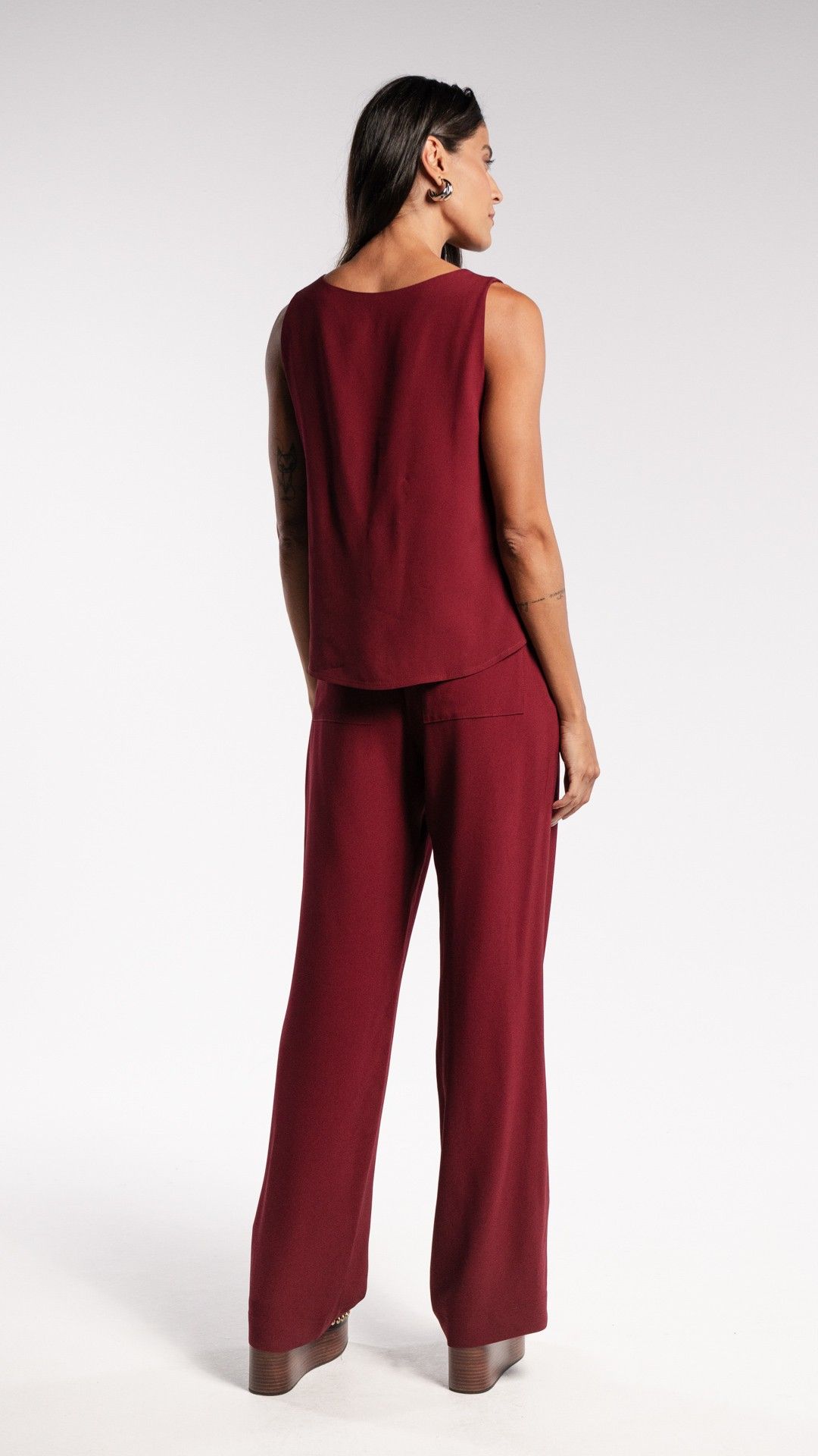 CALÇA WIDE LEG BETHOVEN