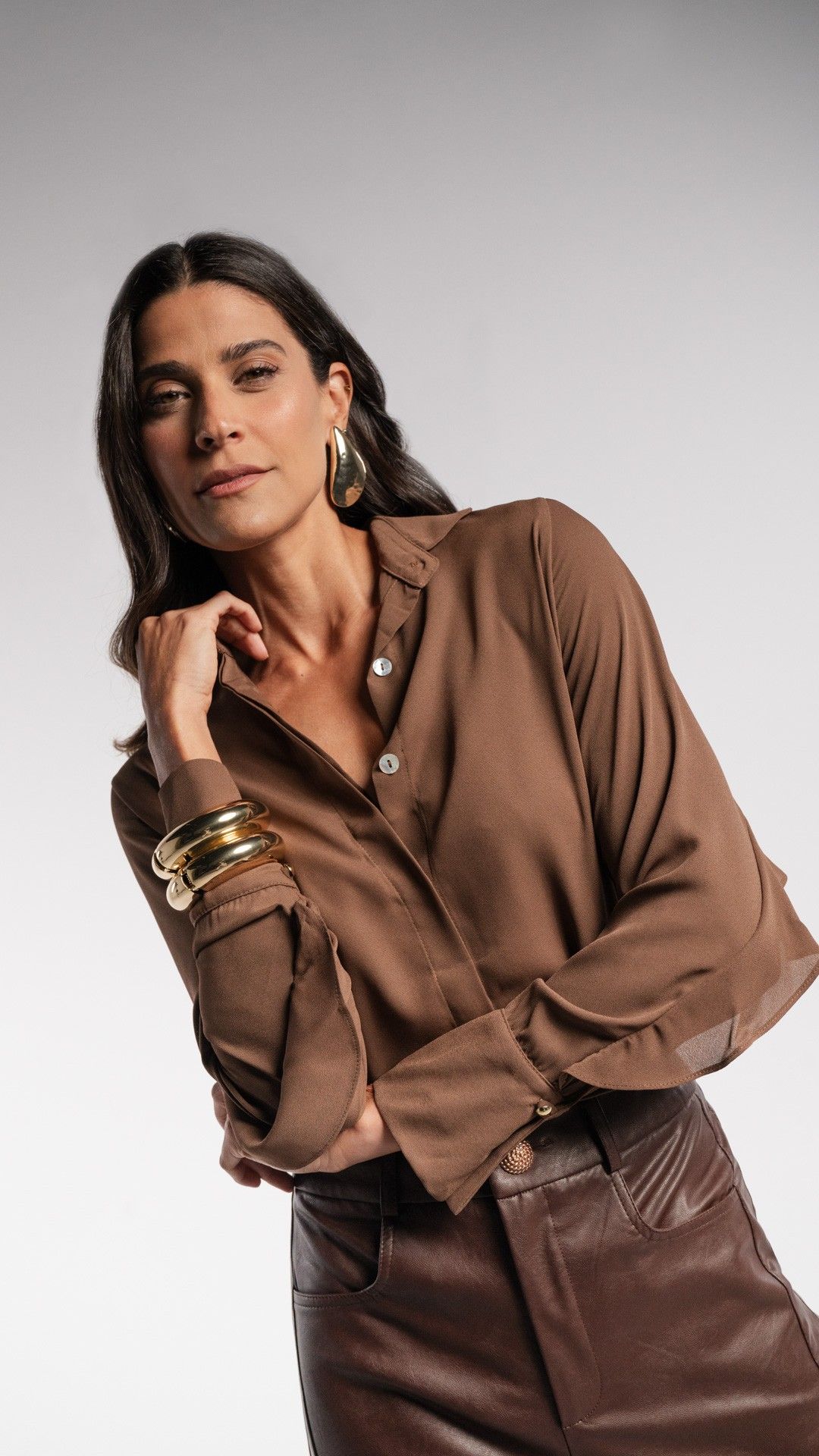 CAMISA CREPE BABADO COSTA