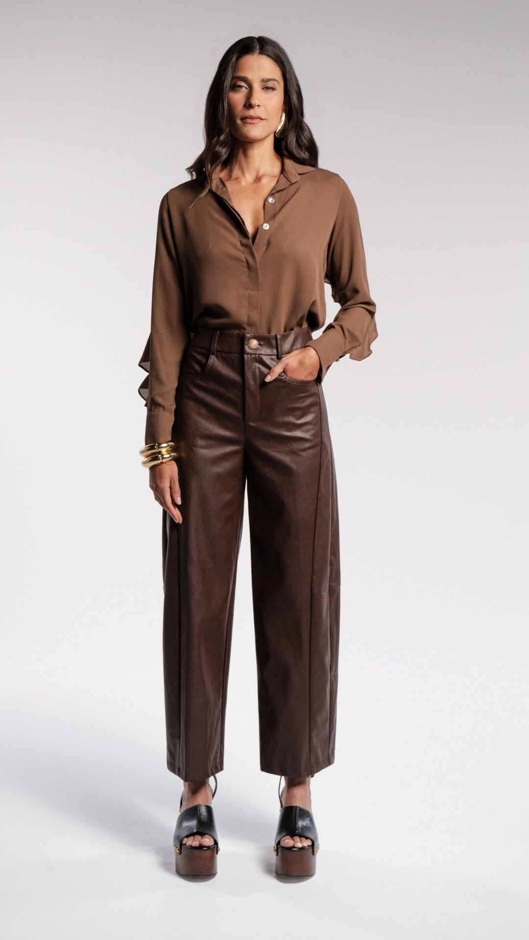 CAMISA CREPE BABADO COSTA