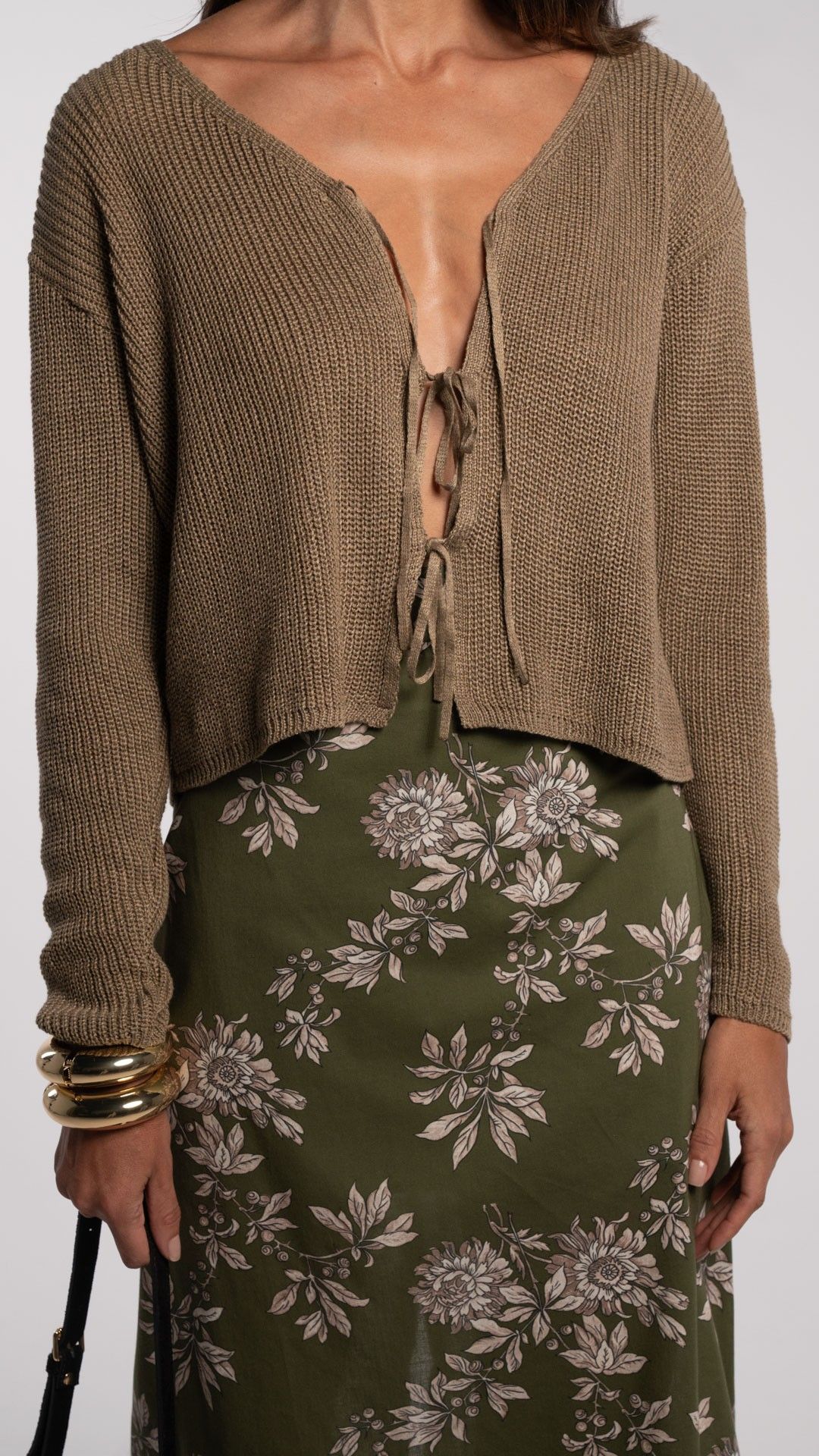 CASAQUETO TRICOT AMARRAÇÃO