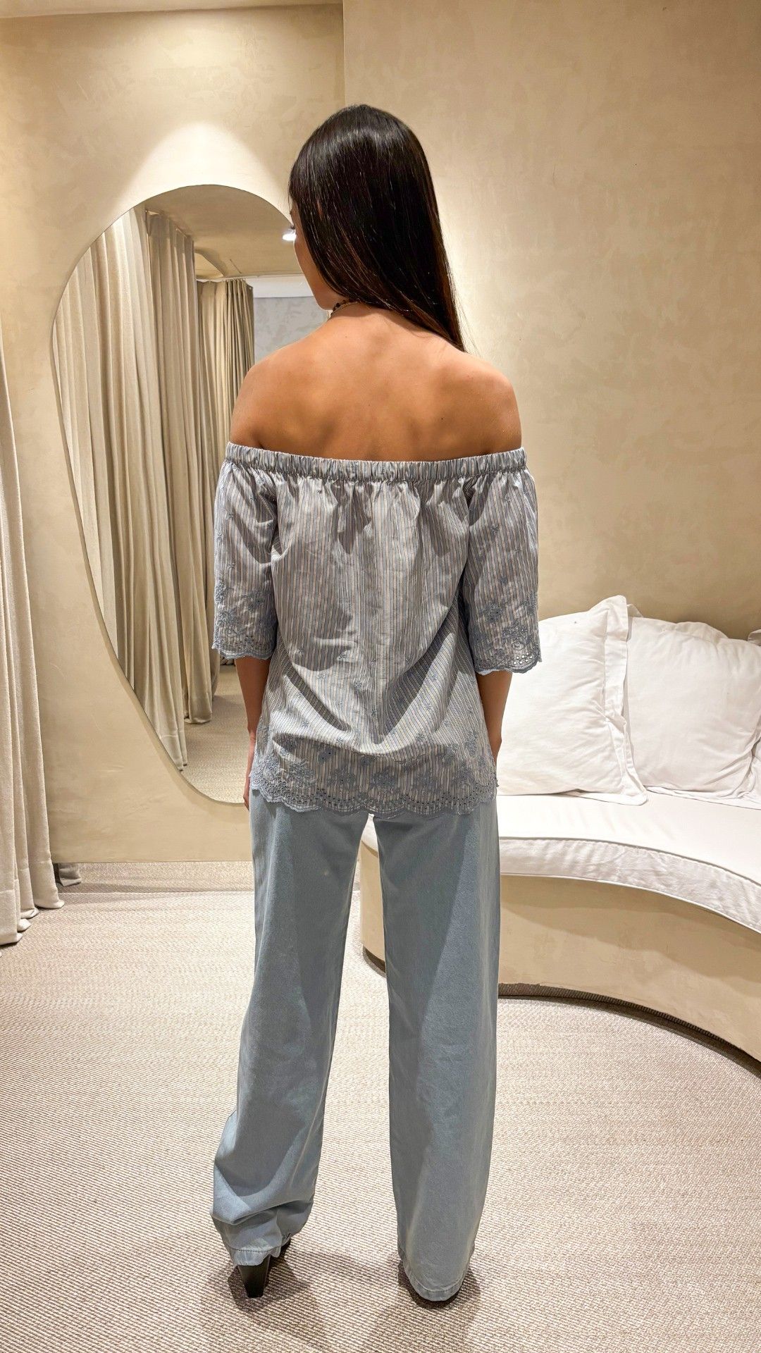 CALÇA WIDE LEG CLARO