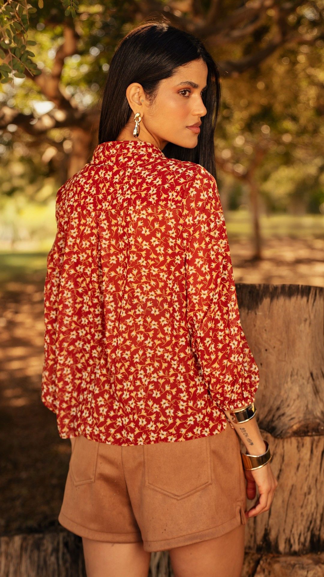 BLUSA MANGA L. CREPE GOLA