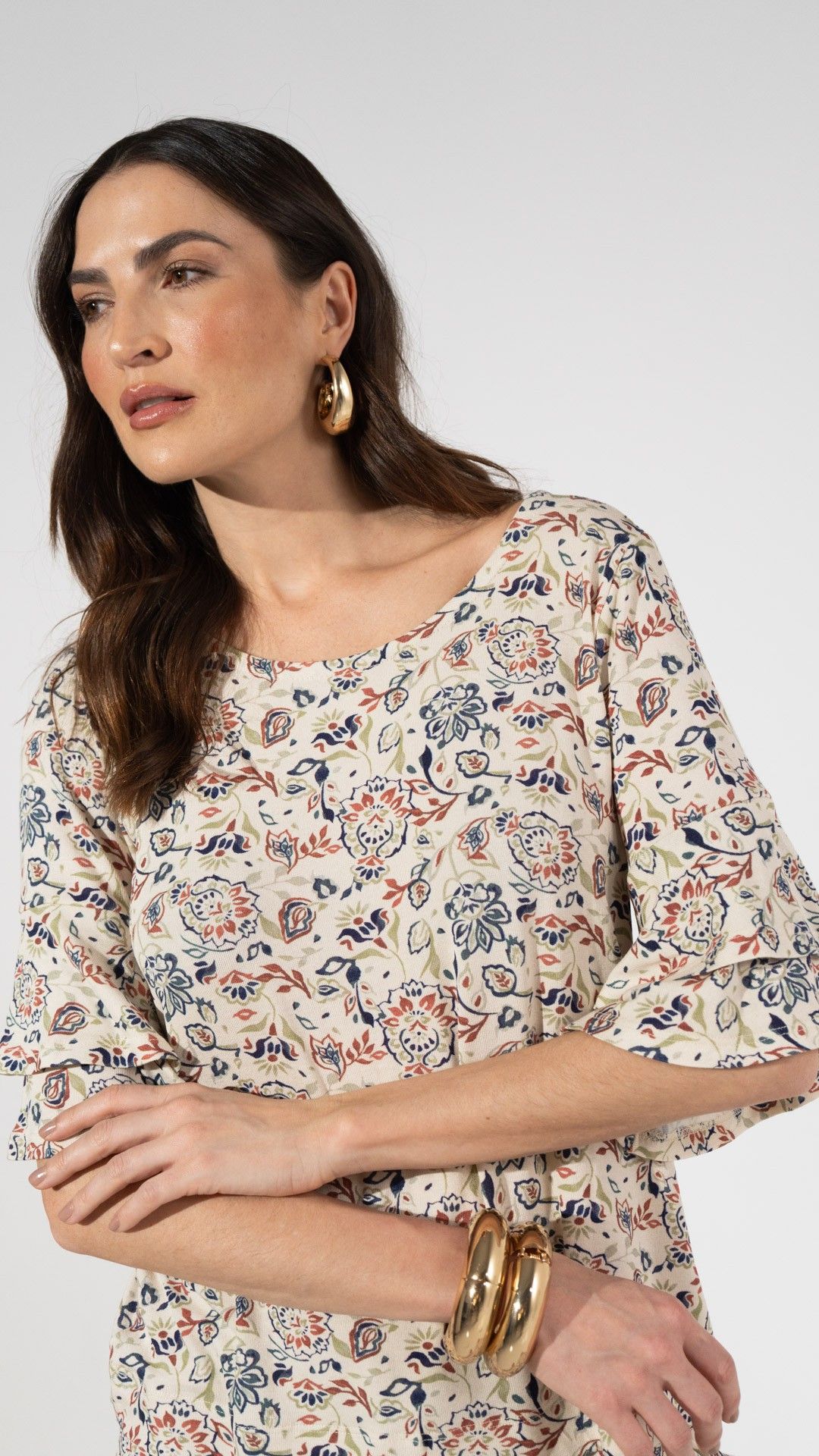 BLUSA TRICOT PRIMAVERA SILVANA MANGA L.