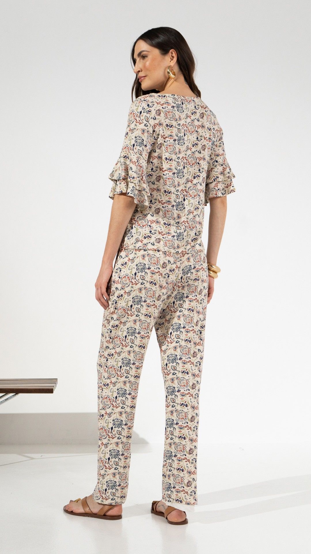 CALÇA TRICOT PRIMAVERA PAULA RETA