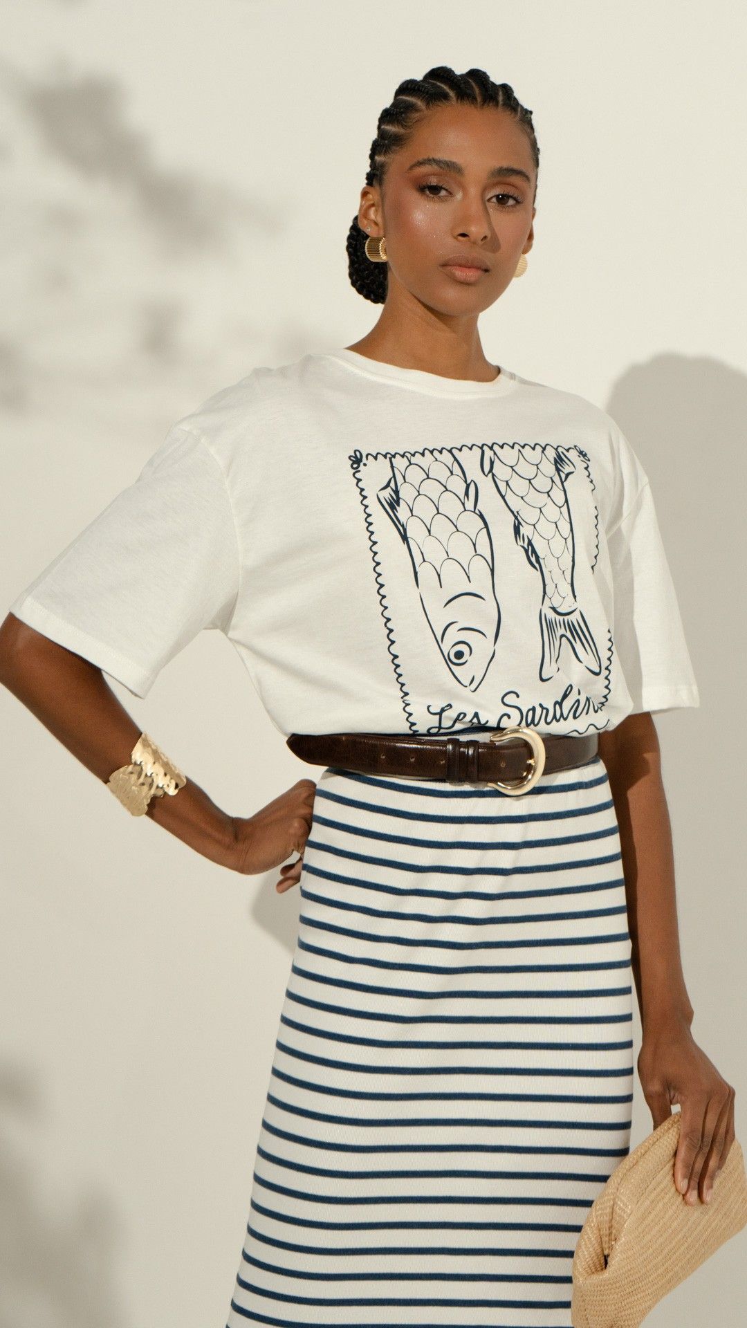 BLUSA  ALGODÃO T-SHIRT SORVETE MANGA C.