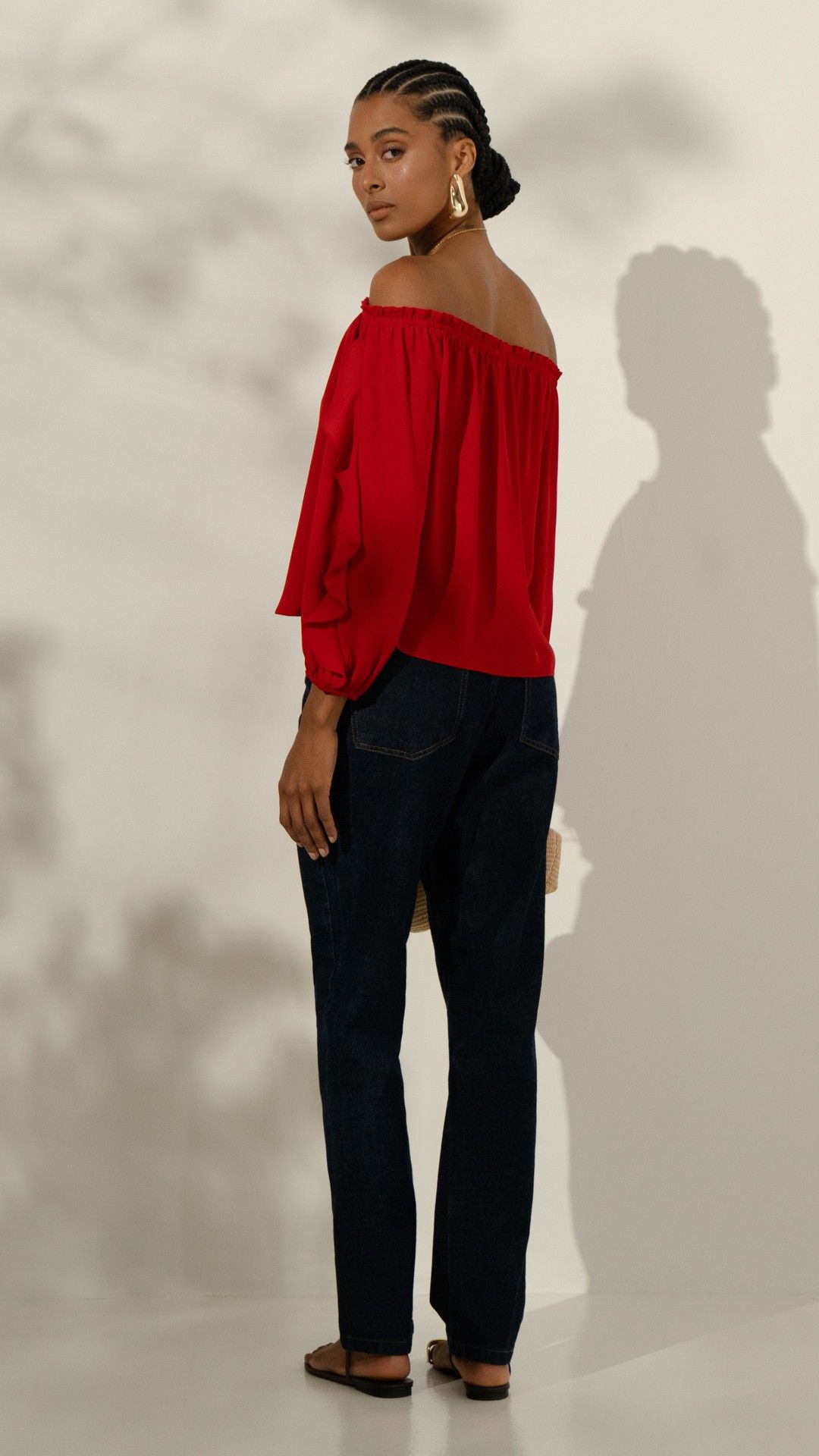 CALÇA JEANS DENIM MON CENOURA