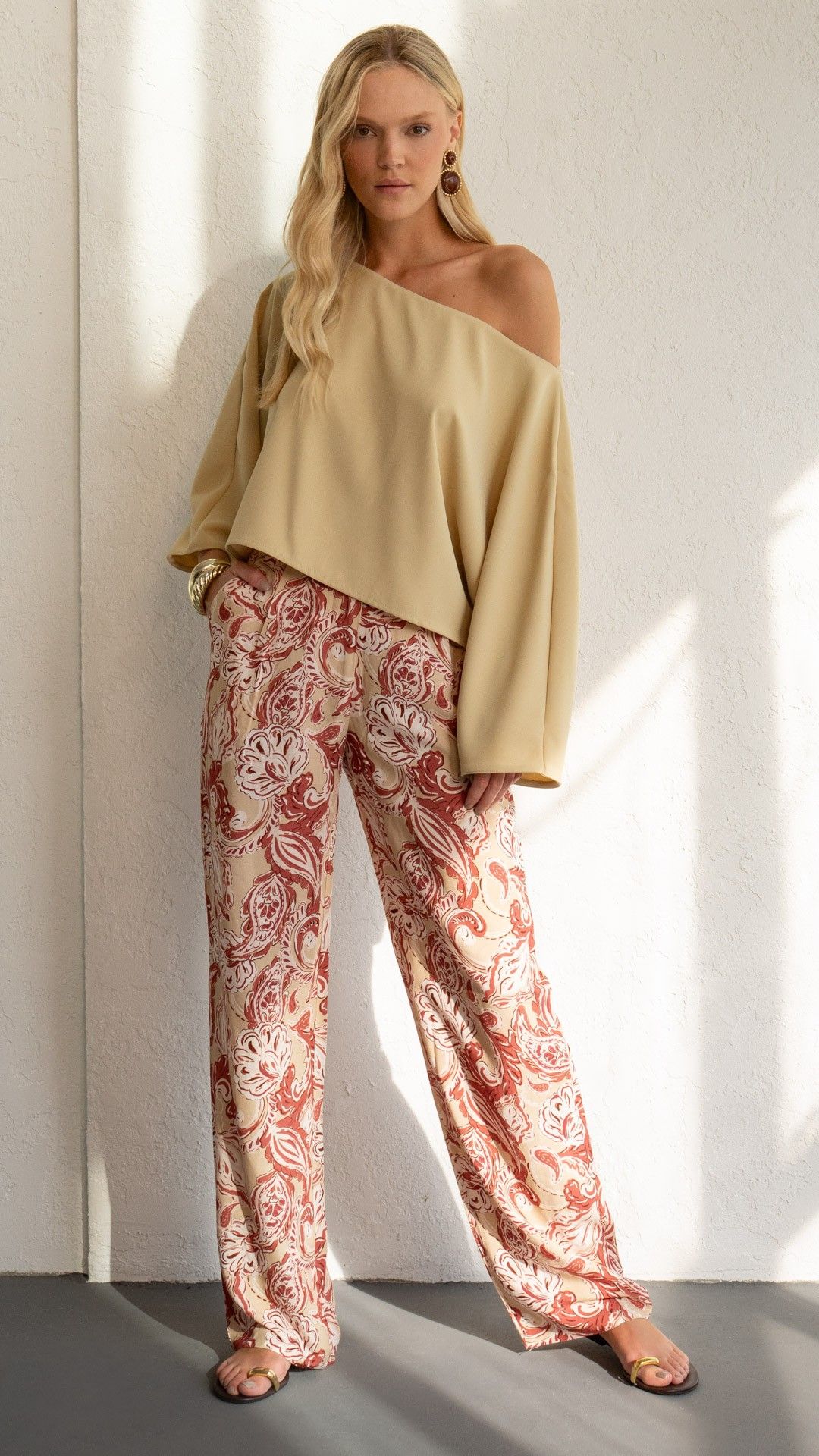 CALÇA VISCOLINHO TERRA WIDE LEG