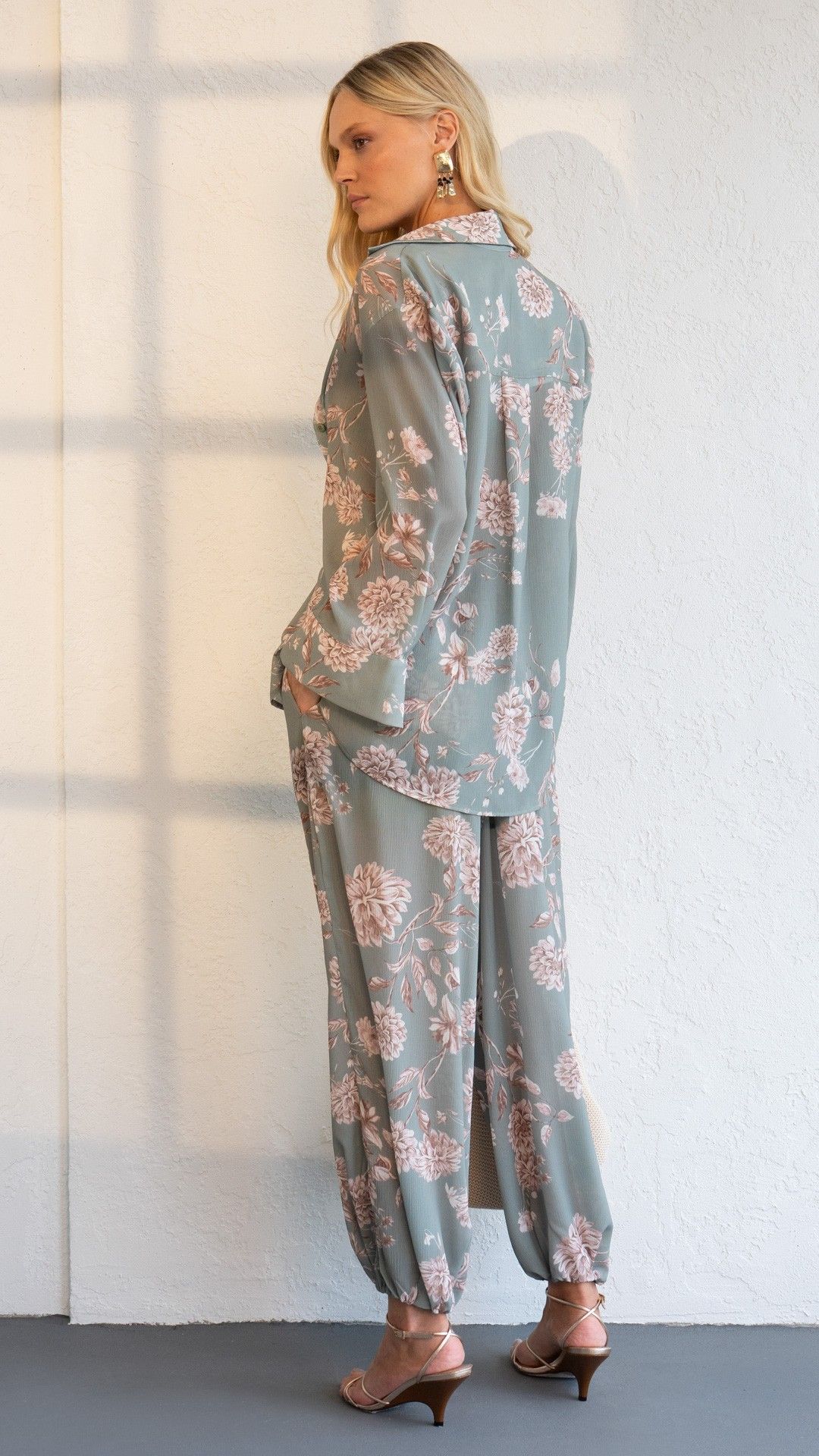 CAMISA CREPE SÁLVIA C/ TOP