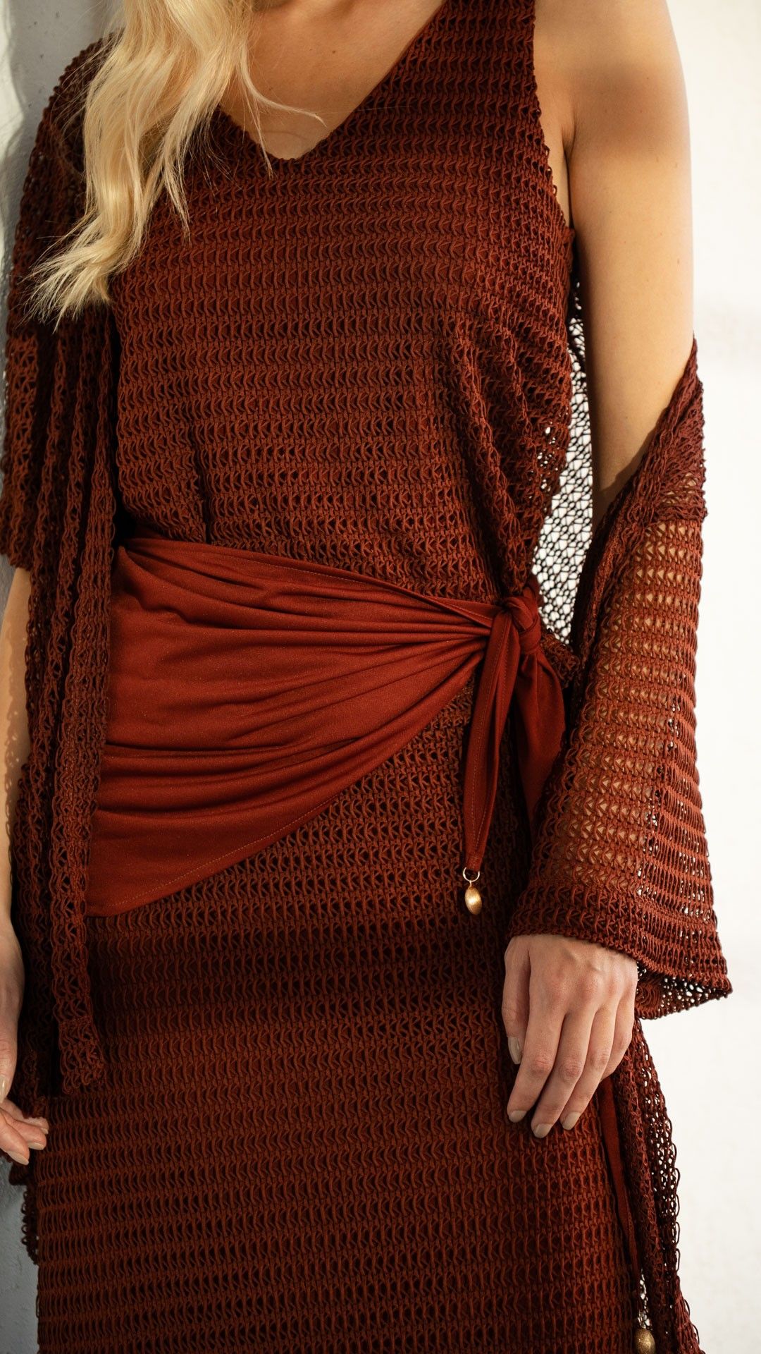 BLUSA RENDA RUST TELA VIVI S/ MANGA