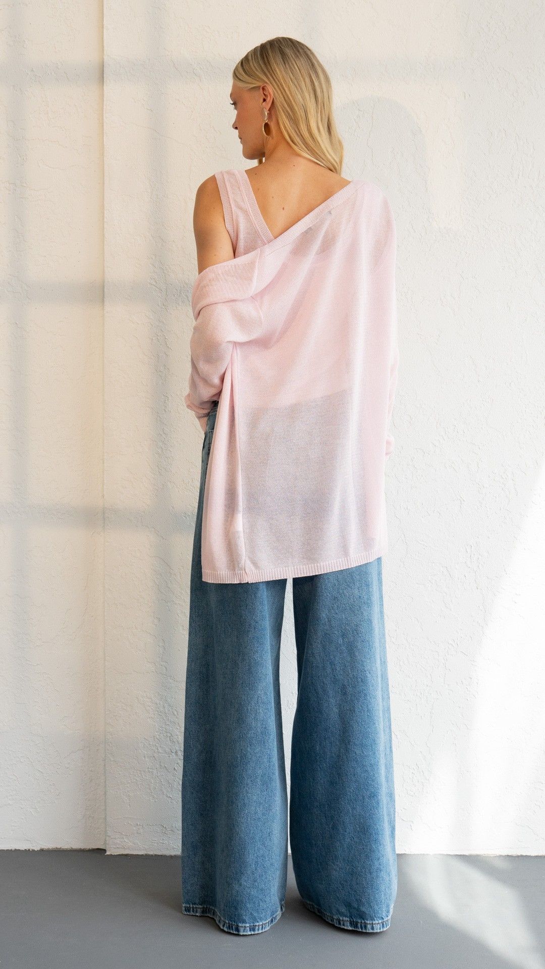 CASACO TRICOT TRANSPARENTE CARDIGAN