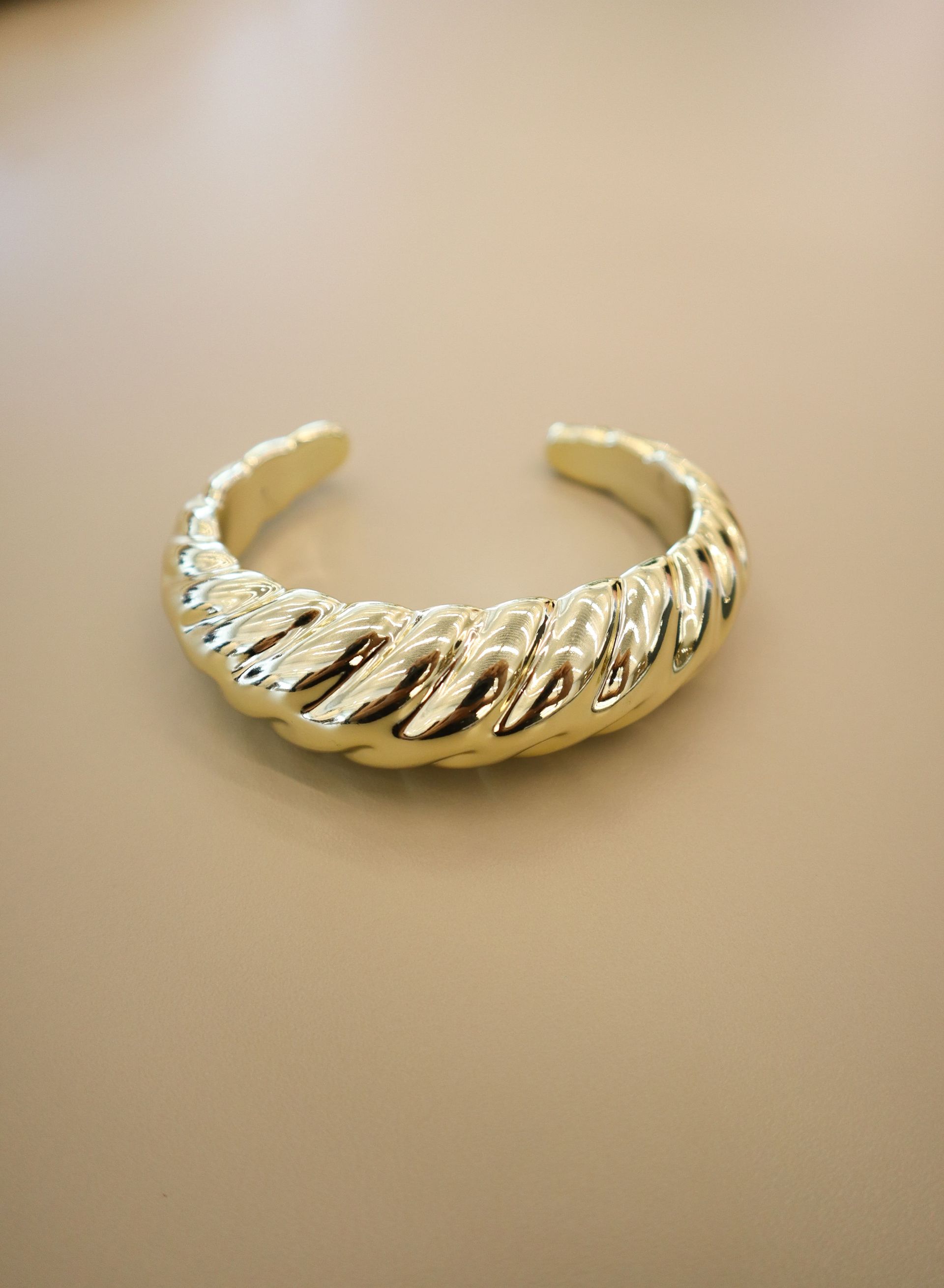 PULSEIRA BRACELETE METAL ONDULADO