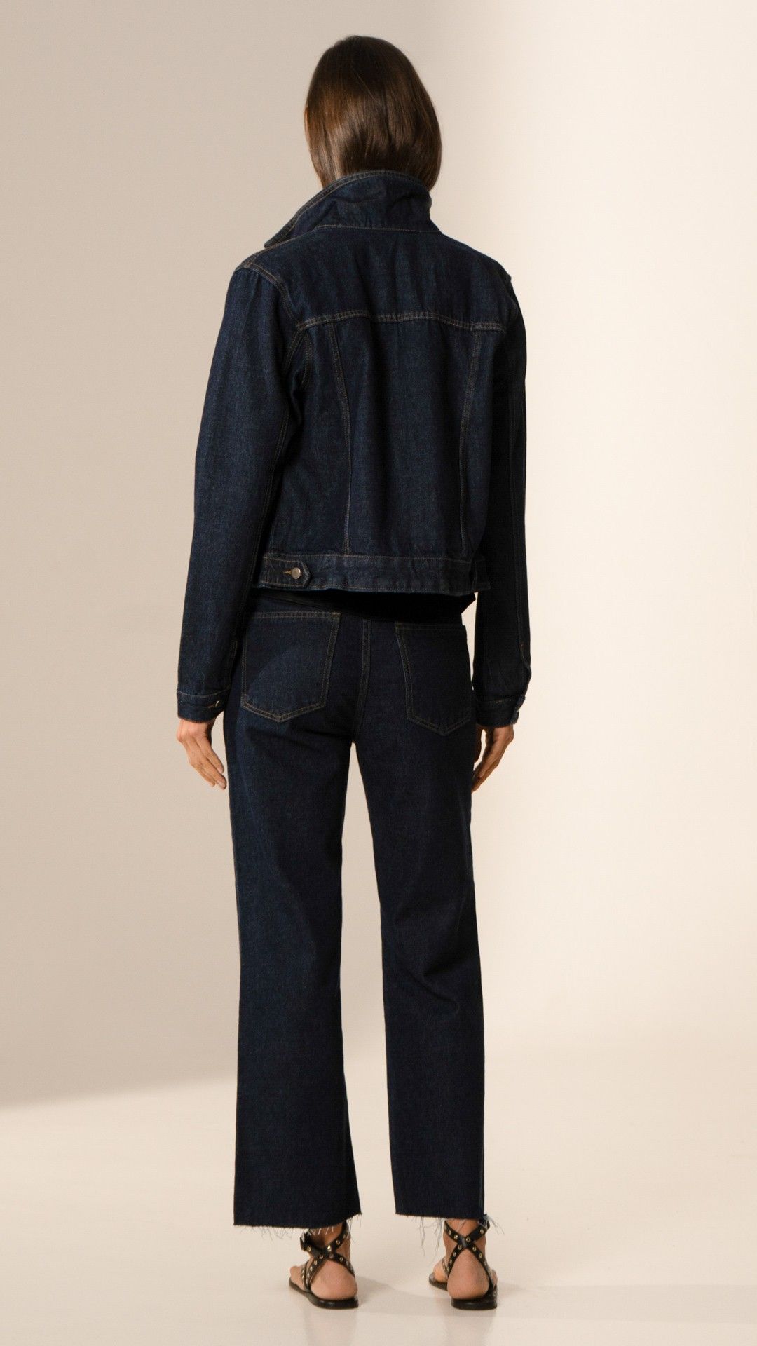 CALÇA JEANS ÍCONE CENOURA BARRA FIO