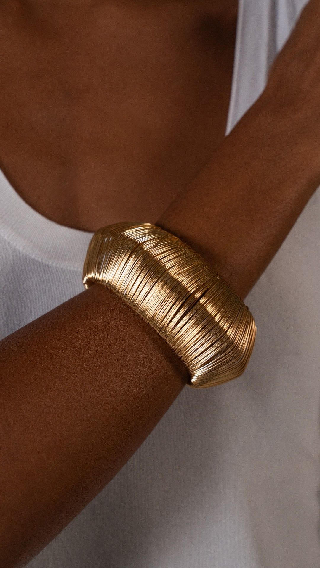PULSEIRA BRACELETE METAL CUFF FIOS