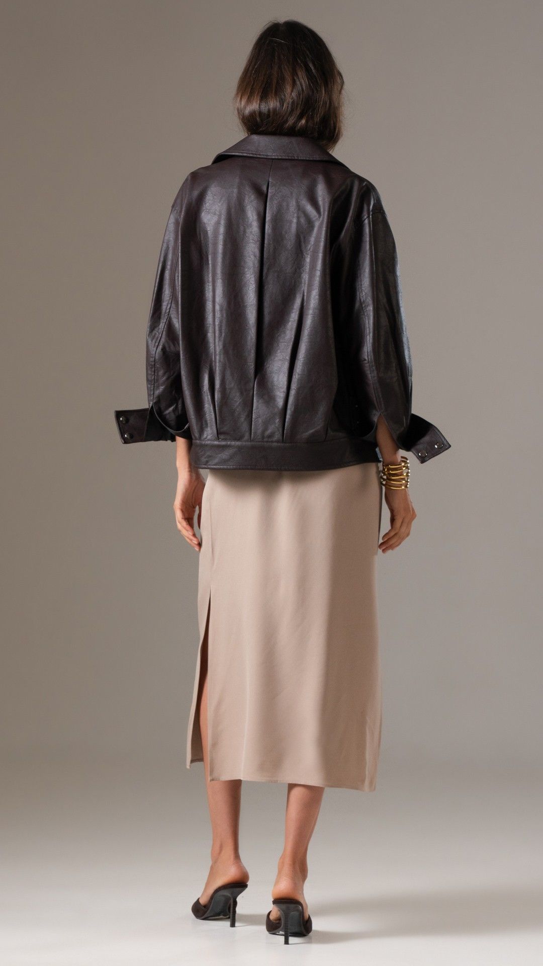 JAQUETA PU URBAN OVERSIZED