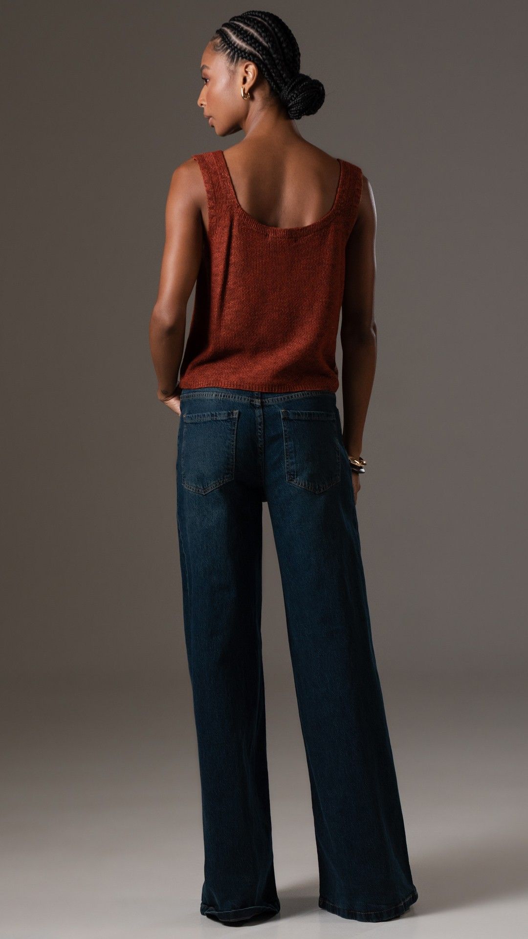 BLUSA TRICOT FLAMME S/ MANGA