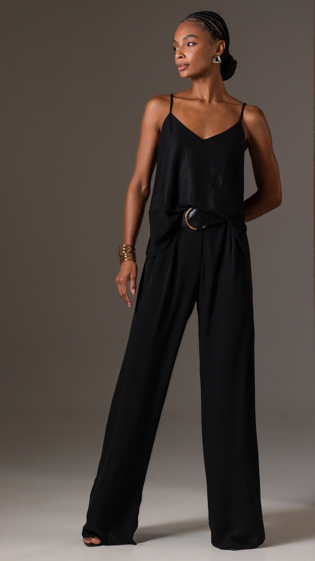CALÇA CREPE PRIME PALA PREGA WIDE LEG