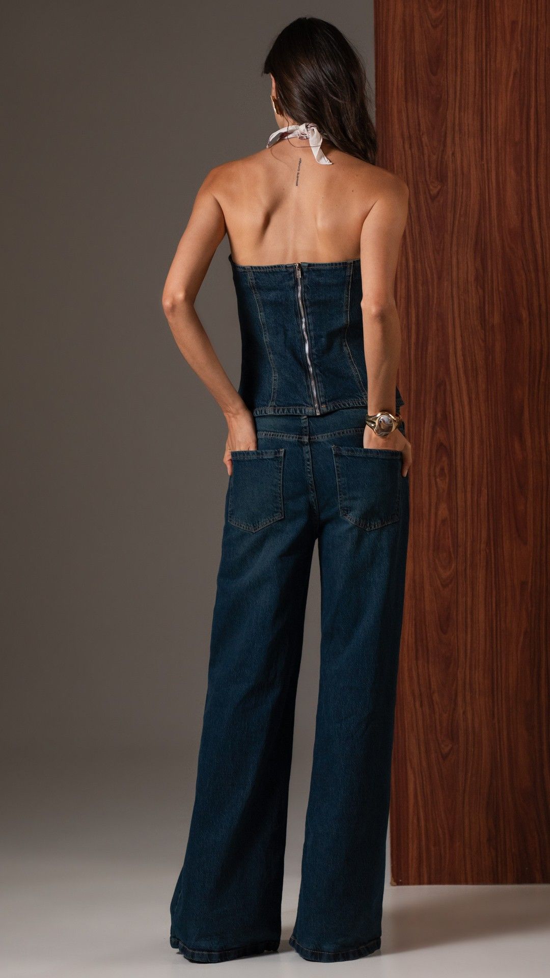BLUSA JEANS NEO CORSET S/ ALÇA