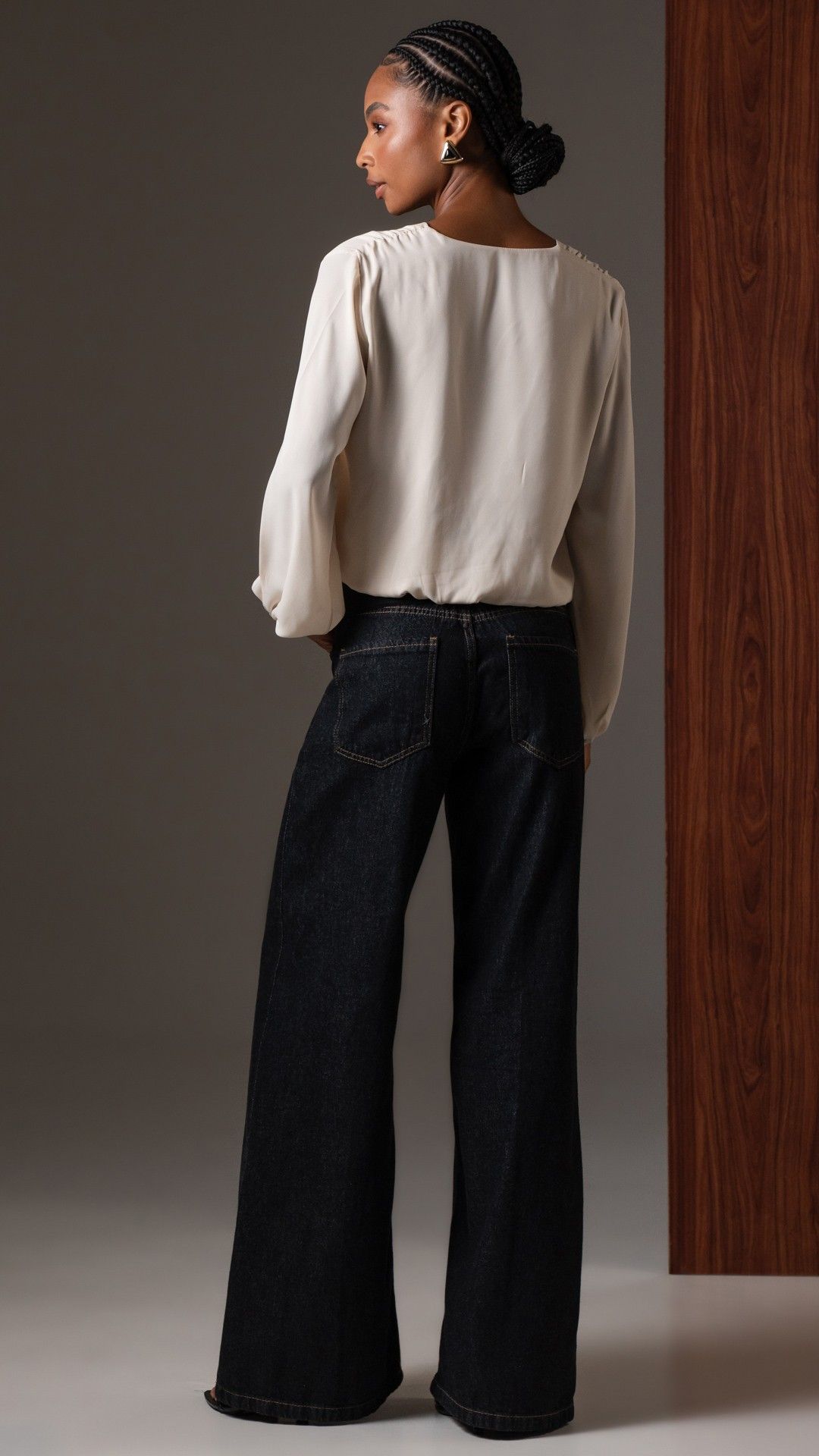 BLUSA CREPE PRIME TRANSPASSADA MANGA L.