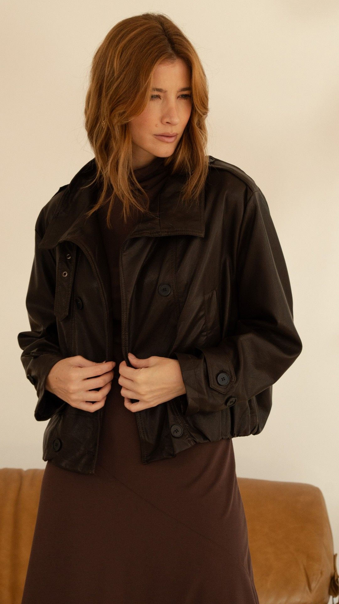 JAQUETA PU URBAN TRANSPASSADA MARTINGALE