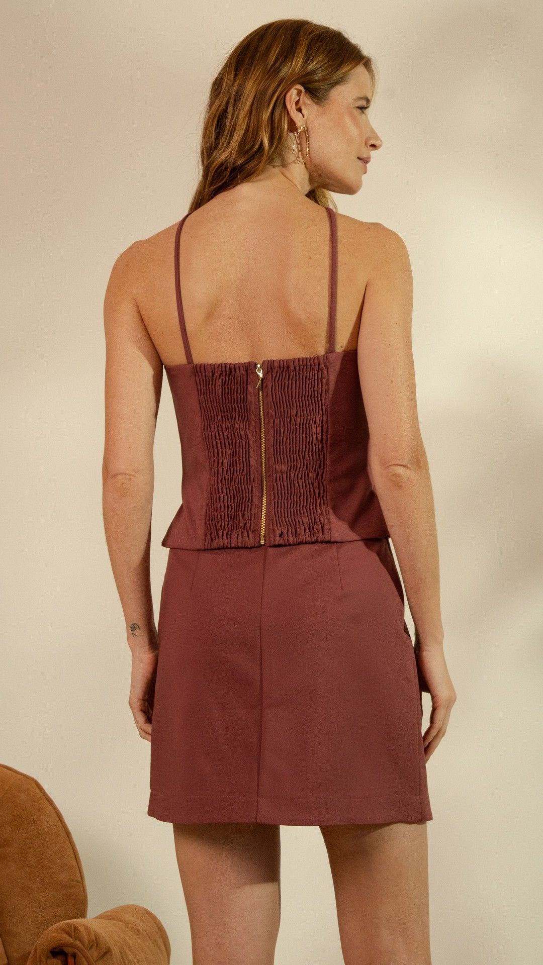BLUSA PLANE COTTON CORSELET ALÇA