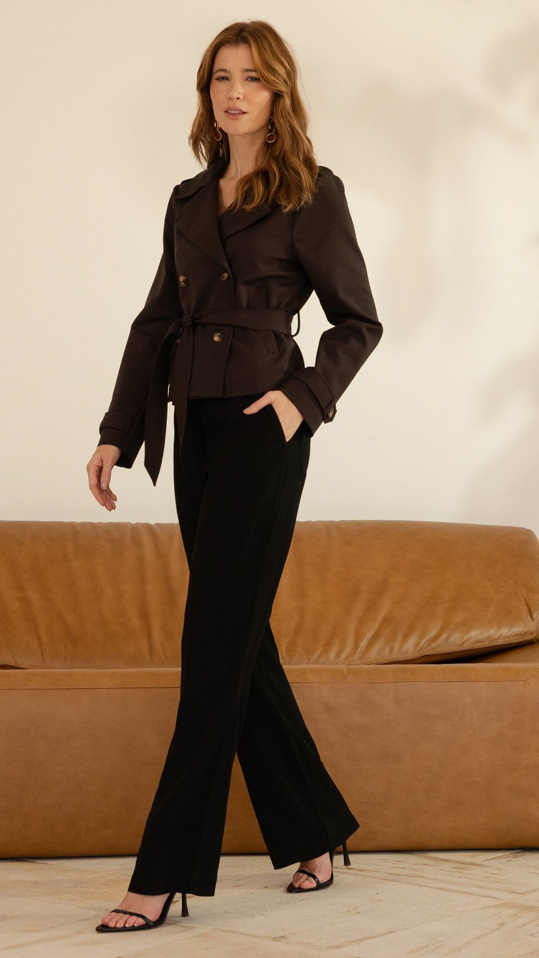 CALÇA PONTO ROMA CEDRO FERNANDA WIDE LEG
