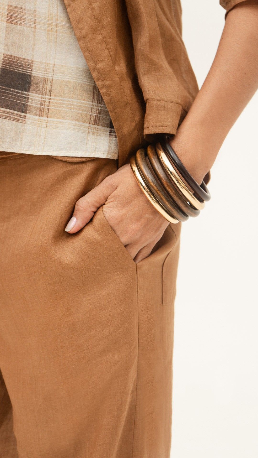 PULSEIRA BRACELETE MIX METAL RESINA