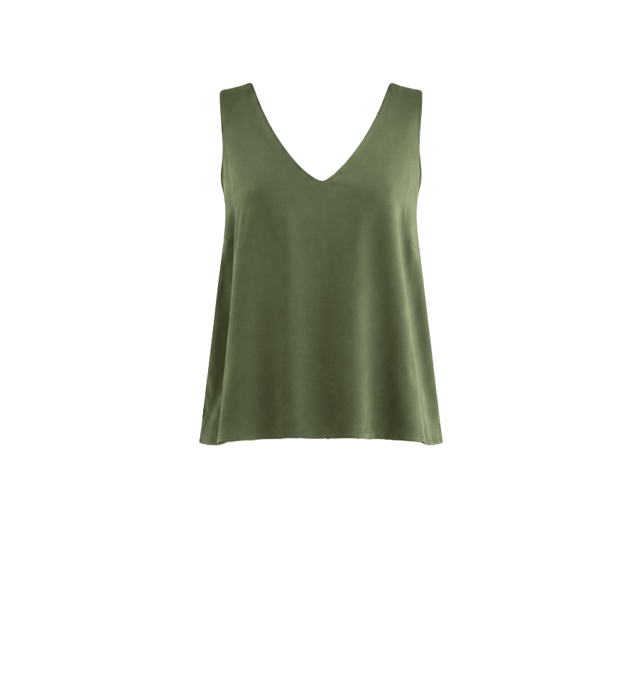 BLUSA CETIM PARIS V S/ MANGA