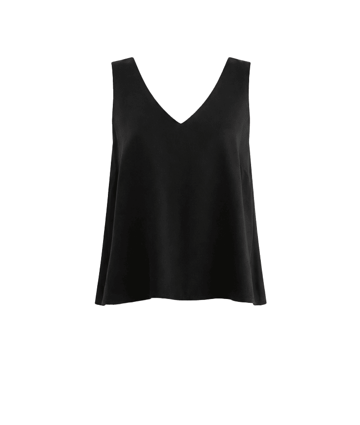 BLUSA CETIM PARIS V S/ MANGA