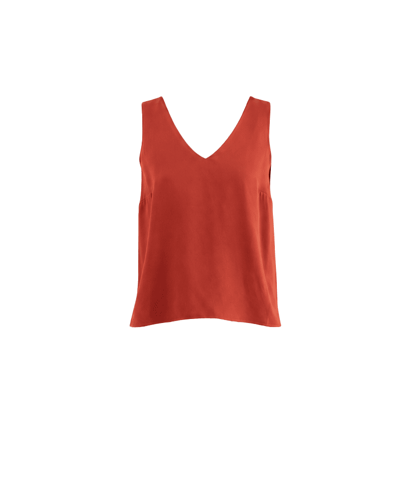 BLUSA CETIM PARIS V S/ MANGA
