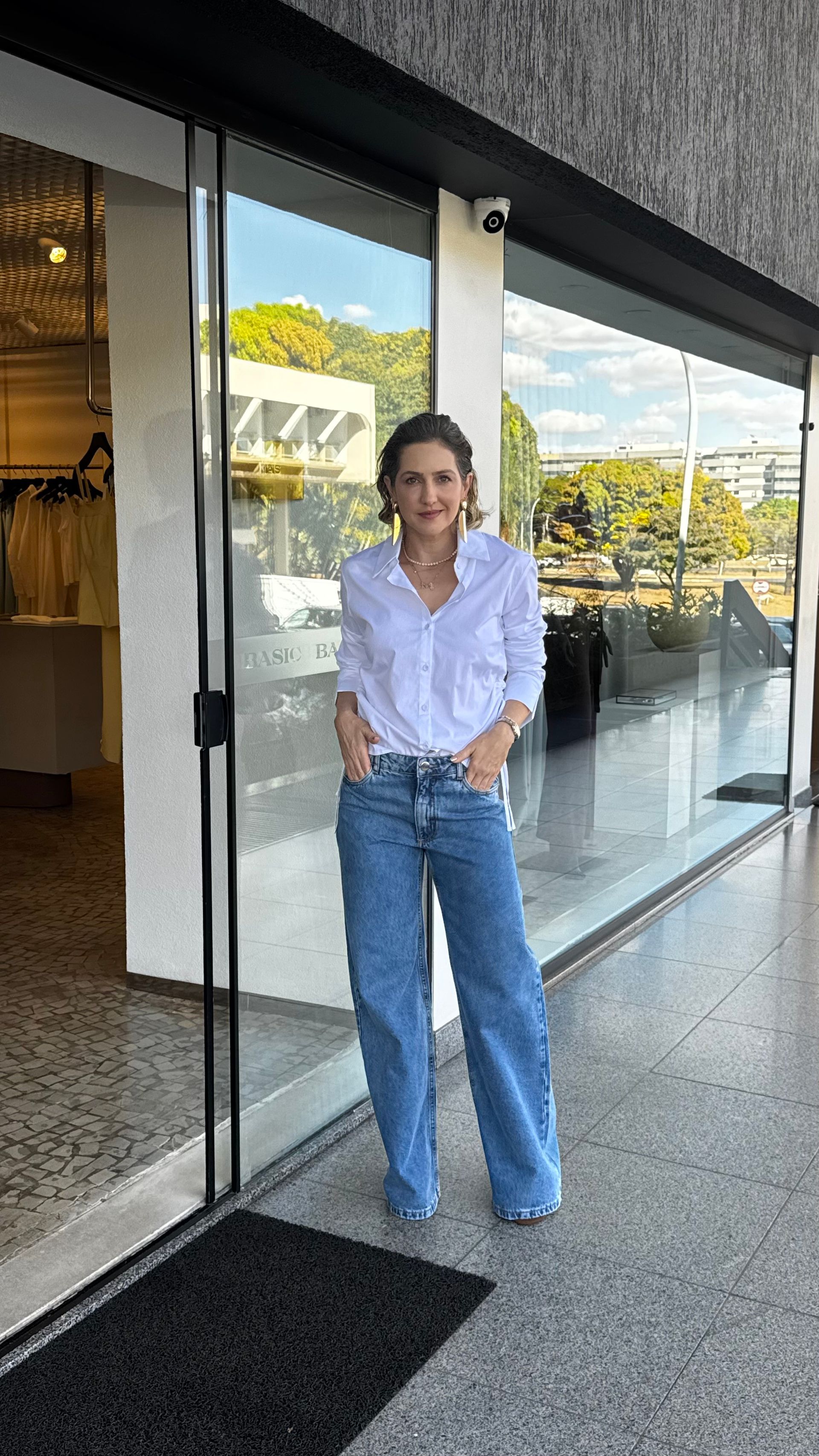 CALÇA JEANS URBAN WIDE LEG