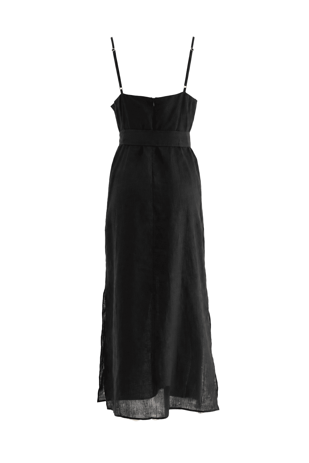 VESTIDO LINHO DOHA ALÇA MIDI